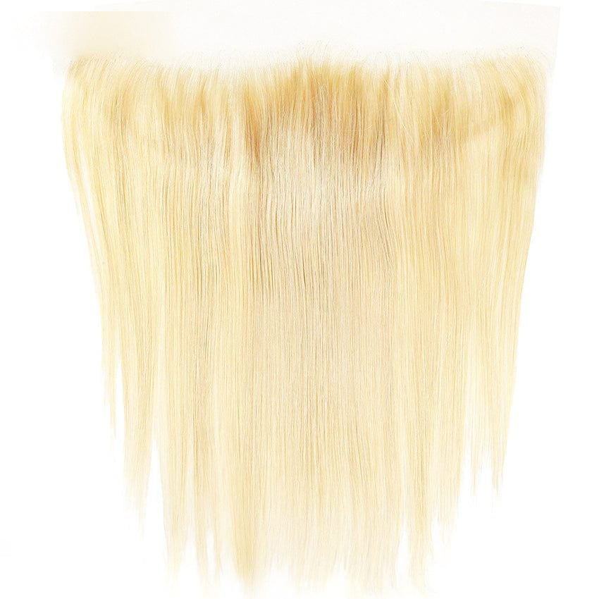 13x4 Transparent Lace Frontal - Blonde Straight Virgin Human Hair