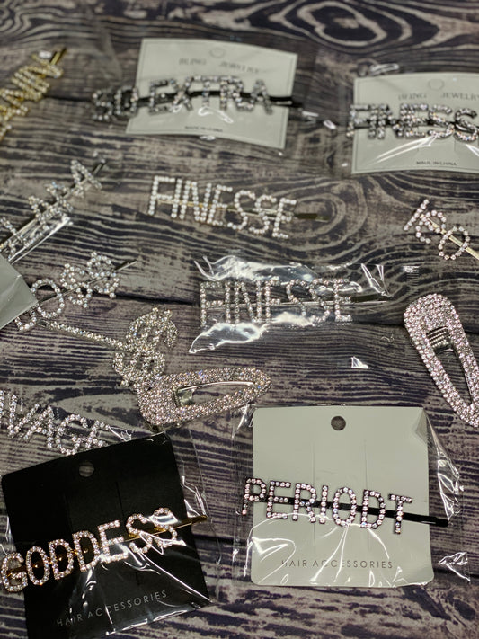 Novelty Rhinestone Hairpins