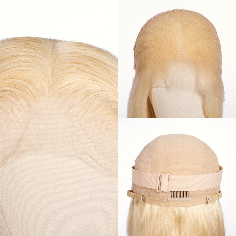 Blonde Lace Frontal (Straight) - Virgin Human Hair Wigs