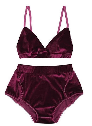 Velvet Plush Matching Set