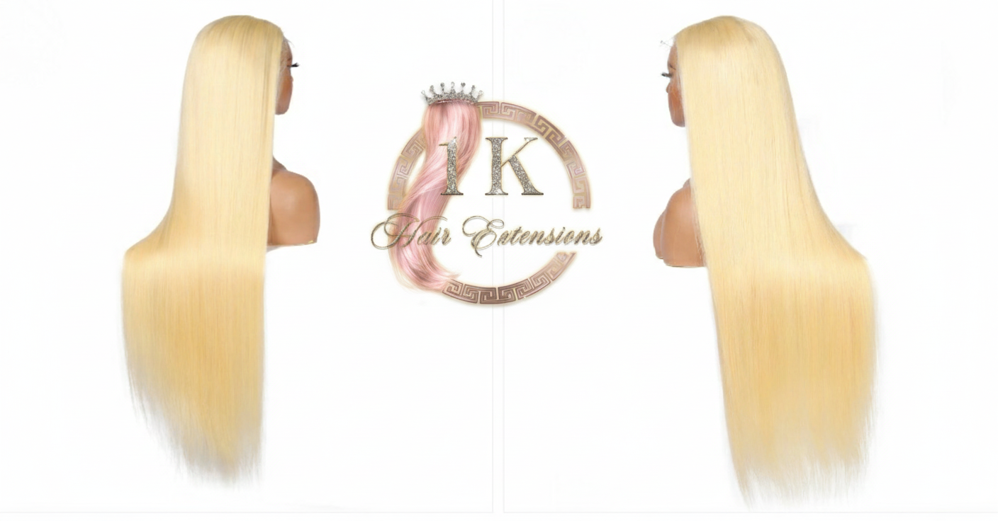Blonde Lace Frontal (Straight) - Virgin Human Hair Wigs